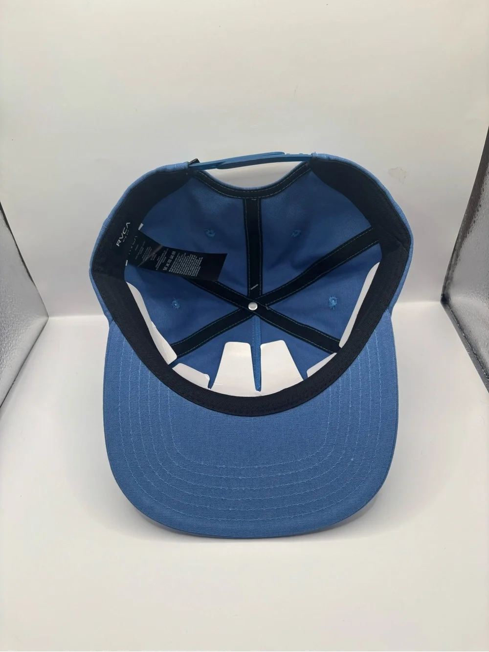 RVCA Freeman Snapback Hat - Federal Blue - NWT.